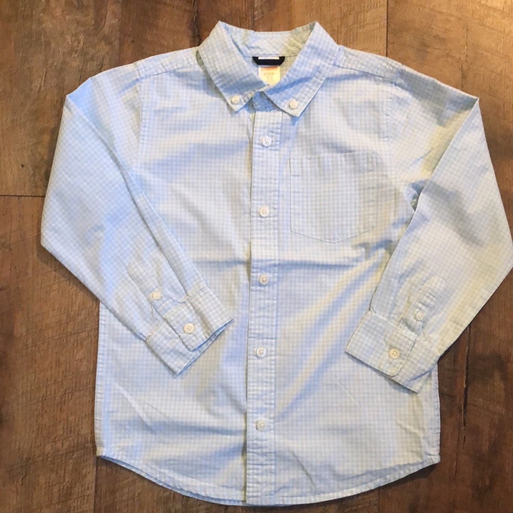 Gymboree button down dress shirt and sweater vest - Picture 2 of 9